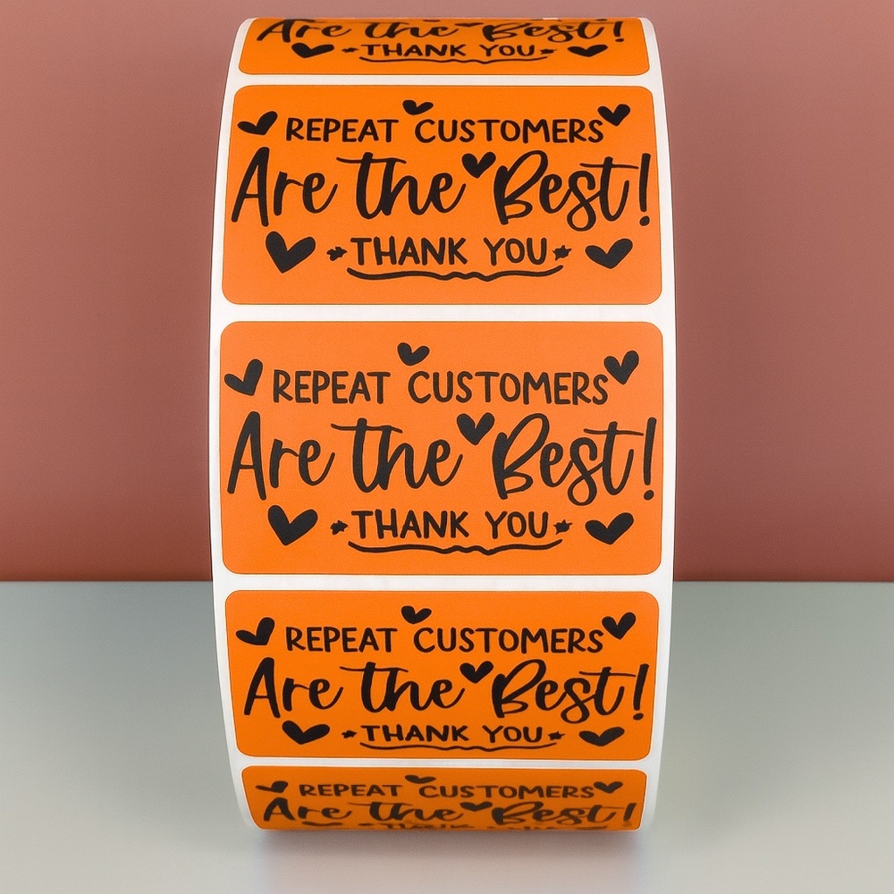 Repeat Customers Are the Best Stickers – Thank You Labels for Small Business - Picture 8 of 11
